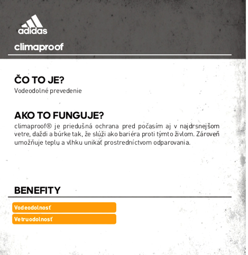 adidas Climaproof